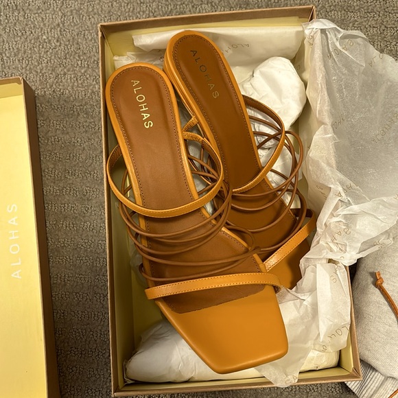 Brand New in Box Alohas Heeled Sandals - Picture 1 of 4